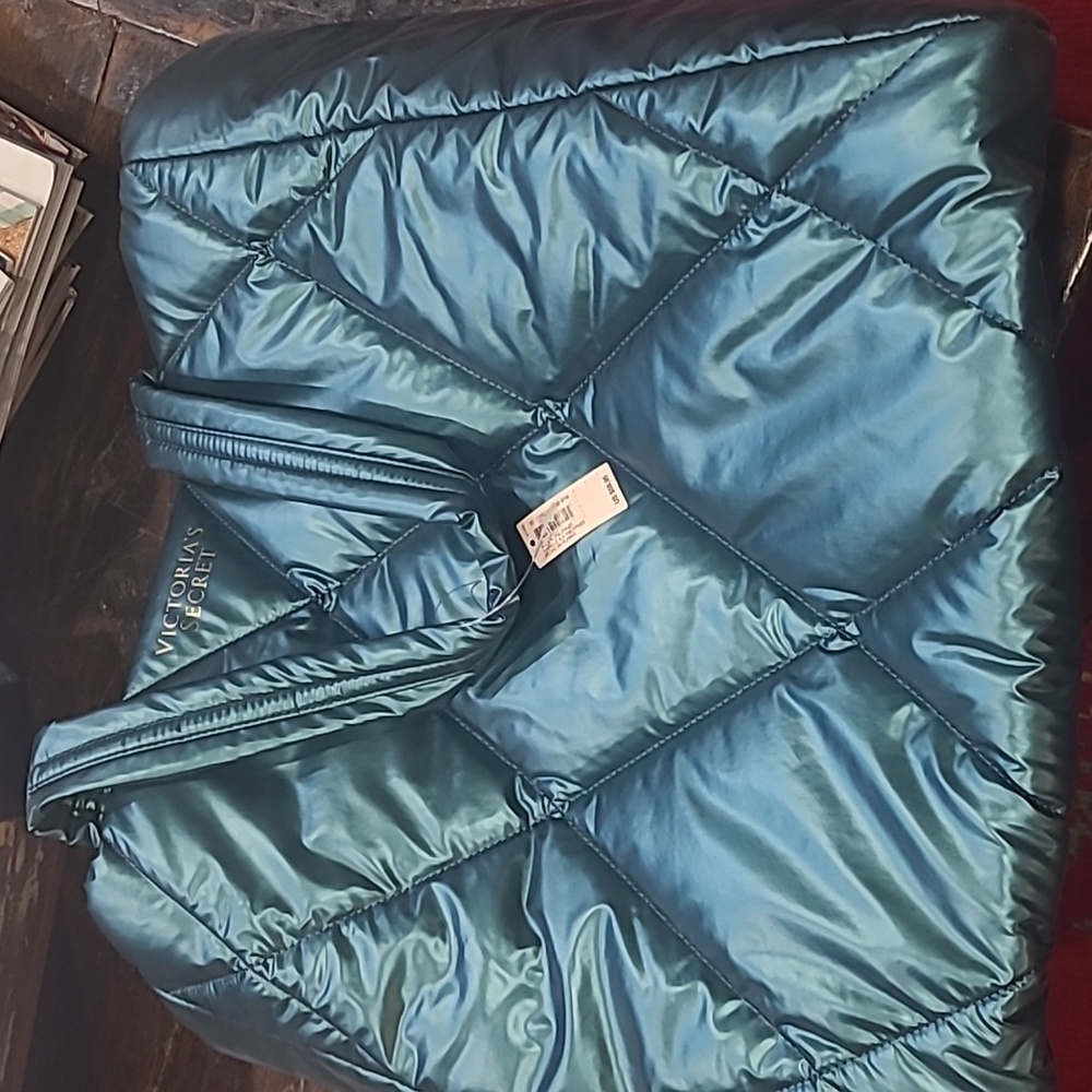 NIB Green Victorias Secret Bag